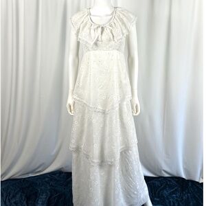 Vintage 1960’s 1970’s Ronda Roy by Style and Value Dress Montreal - Lace - XS/S